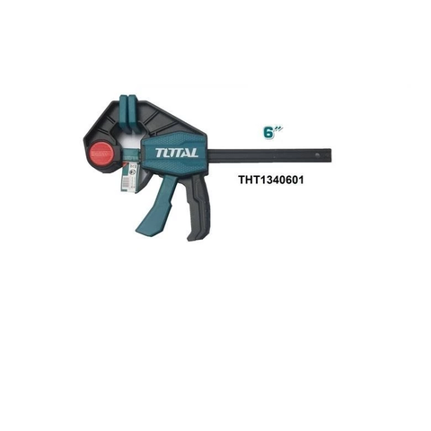 Thanh Kẹp Nhanh TOTAL Kẹp 6inch (63X150mm) THT1340601 - 12 inch (63x300mm) THT1340602, Cảo Kẹp Nhanh Lực kẹp tối đa 60kg