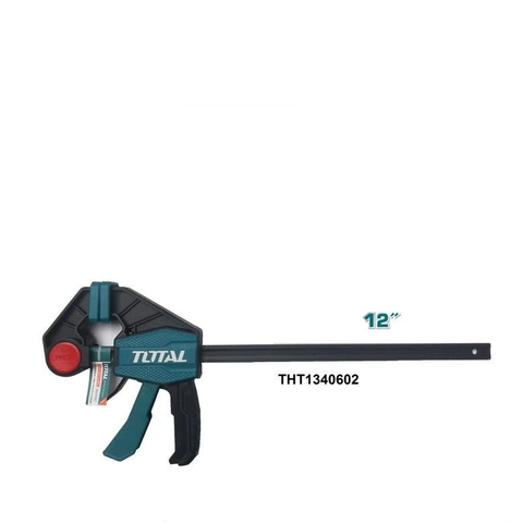 Thanh Kẹp Nhanh TOTAL Kẹp 6inch (63X150mm) THT1340601 - 12 inch (63x300mm) THT1340602, Cảo Kẹp Nhanh Lực kẹp tối đa 60kg