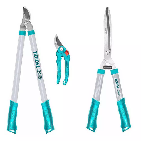 Bộ 3 kéo Cắt Tỉa Cành TOTAL THT1578033 Gồm Kéo Cắt Cành 200mm, Kéo Cắt Hàng Rào 550mm, Kéo Cắt Tỉa Cây Cảnh 690mm