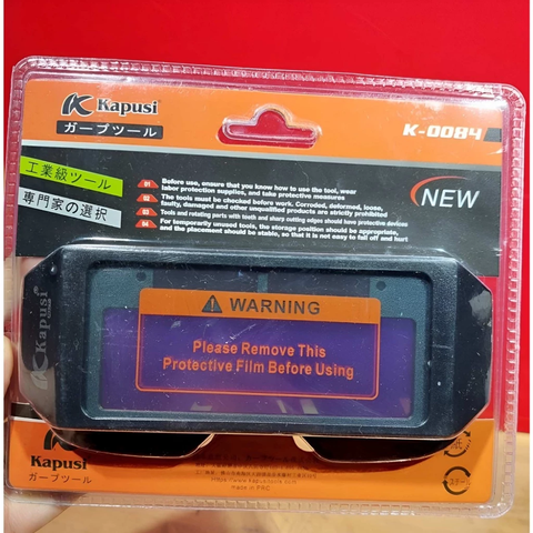 Kính Hàn Điện Tử KAPUSI K-0084 Tự Động Điều Chỉnh Ánh Sáng Khi Hàn, Kính Bảo Vệ Mắt Cho Thợ Hàn