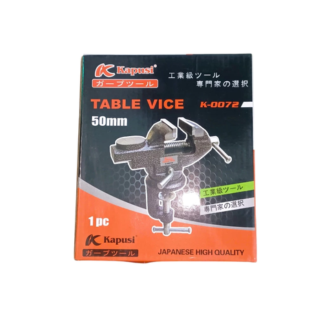 ÊTô Kapusi Kẹp Bàn Xoay 360° K-0072 50mm, Thép Nguyên Khối, Chịu Lực Cao