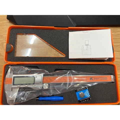 Thước Kẹp Điện Tử Cao Cấp KAPUSI K-2910, Thước Cạp Điện Tử Kỹ Thuật Số Độ Chính Xác Cực Cao Thân Làm Bằng Thép 0-150mm