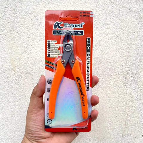 Kìm Cắt Linh Kiện, Kềm Bấm Chân Linh Kiện 5"/125mm K-8142 Kapusi