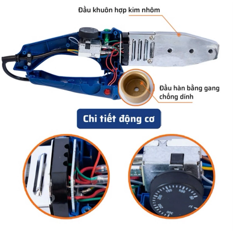 Máy Hàn Ống Nhiệt , Kích Cở 20-32mm Điều Chỉnh Nhiệt STAKA MAX KA-2820 Công Suất 600W