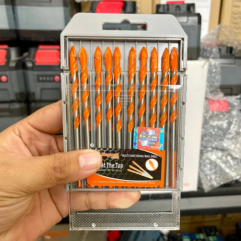 Mũi Khoan Đa Năng Kapusi 6mm K-3503, Mũi 8mm K-3504 Màu Cam, Mũi Khoan 6 Ly, 8 Ly KAPUSI