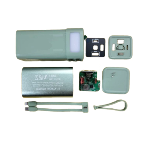 Box Sạc Dự Phòng 4 Cell Pin 21700 Nhôm, Vỏ Sạc Dự Phòng 4 Cell Pin, full phụ kiện KHÔNG KÈM PIN