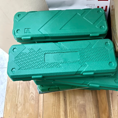 Hộp Đựng Đầu Tuýp, Hộp Đựng tuýp, Đựng Đầu Khẩu 10 Chi Tiết, Hộp Xanh Lá