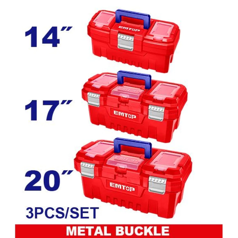 COMBO 3 Thùng Đồ Nghề 14, 17, 20" Emtop EPBXK0302