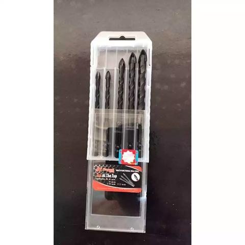 Hộp 5 Mũi Khoan Đa Năng KAPUSI K-3612 Chuôi Lục Giác, Gồm Hai Mũi Cỡ 6mm Và Mũi 8mm, 10mm, 12mm