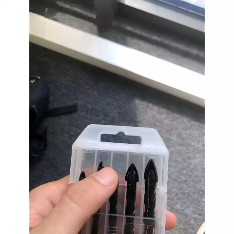 Hộp 5 Mũi Khoan Đa Năng KAPUSI K-3612 Chuôi Lục Giác, Gồm Hai Mũi Cỡ 6mm Và Mũi 8mm, 10mm, 12mm