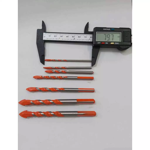 Bộ 7 Mũi Khoan Đa Năng KAPUSI Màu Cam K-3610 Bộ Mũi Khoan 3mm, 4mm, 5mm, 6mm, 8mm, 10mm, 12mm