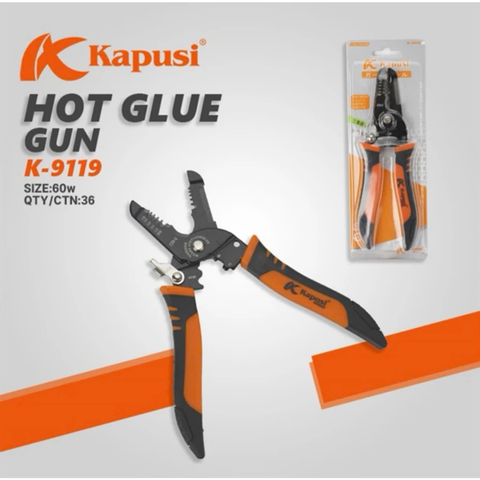 Kìm Tuốt Dây Điện Tự Bung Kapusi K-9119, Staka KA-0781 Linh Hoạt Kích Thước 0.6-2.6mm 10-22AWG