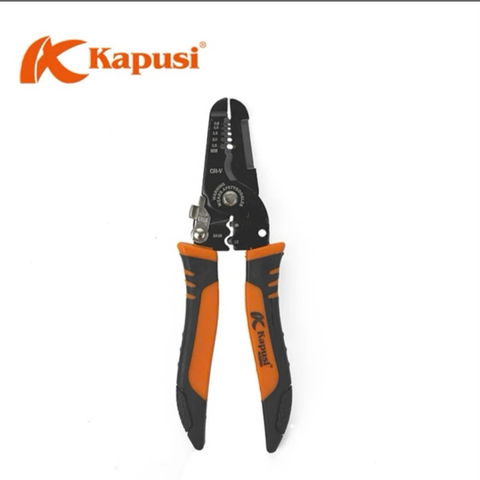 Kìm Tuốt Dây Điện Tự Bung Kapusi K-9119, Staka KA-0781 Linh Hoạt Kích Thước 0.6-2.6mm 10-22AWG