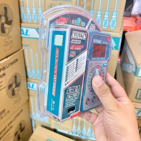 Đồng Hồ Vạn Năng kK Thuật Số TOTAL TMT5360011 Phát Hiện Điện Áp Không Tiếp Xúc