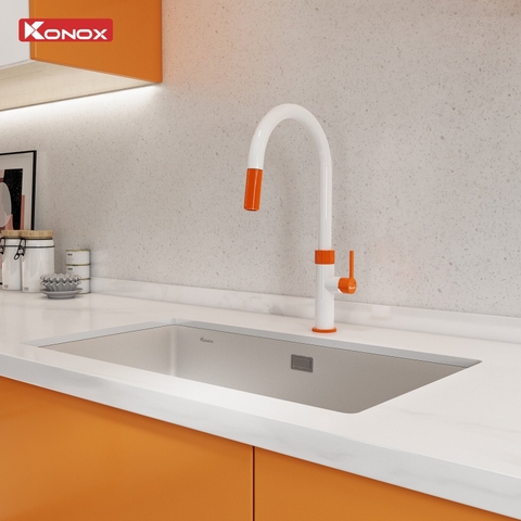 Vòi rửa bát Konox Lasi Orange