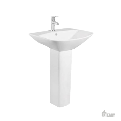 XẢ KHO - Lavabo Treo Tường Chân Đứng Teady LV5002