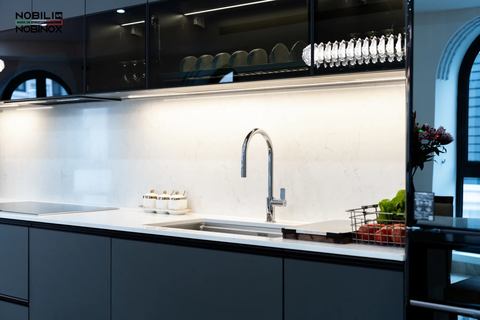 Vòi rửa bát dây rút Nobili Flag NB205 - Nhập khẩu Ý 100%