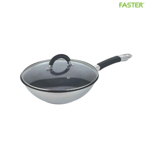Chảo sâu lòng Faster 32cm - Inox 304 chống dính Xylan