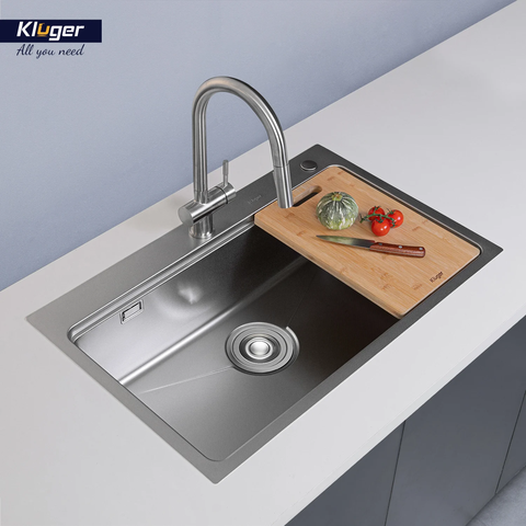 Chậu rửa bát Kluger KW8181FS S81 Plus – POSCO 304 Linen 1.2mm