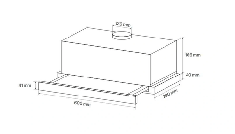 Máy Hút Mùi Âm Tủ Canzy CZ-H1160AT