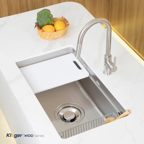 Chậu rửa bát Kluger KU7844FS Plus – Inox 304, Nano Ceramic cao cấp
