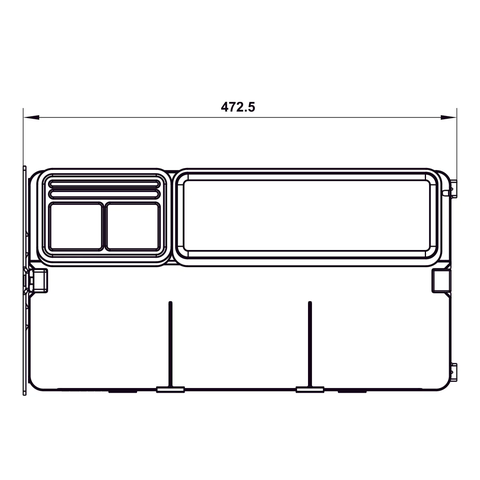 Rổ đa năng Hafele Utensio Plus H2 545.14.302 | Màu Than chì (400mm)