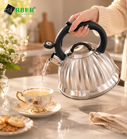 Ấm Đun Nước Arber AB2.7QT 2.7 Lít Inox 304