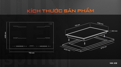 Bếp Từ Junger JG MK-22 - Thiết Kế Bauhaus, Sò Công Suất Đức