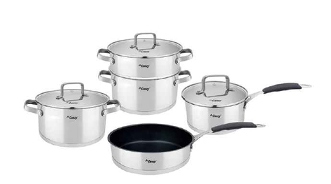 Bộ nồi Chất liệu Inox cao cấp - Đáy 5 lớp siêu bền Canzy CZ-899