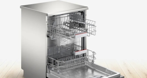 Máy rửa bát Bosch SMS4ECI01P Series 4 - Tự động hé cửa 14 bộ