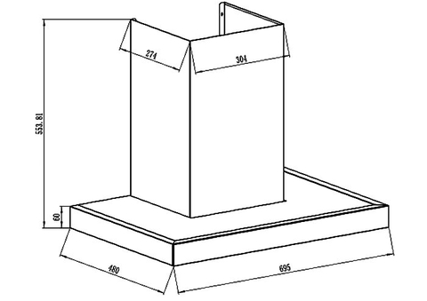 Máy hút mùi Canzy CZ-399 SMART Inverter - 1400m3/h
