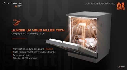 Máy rửa bát Junger JG Leopard DWJ-143 - Hàng Đức Chính Hãng