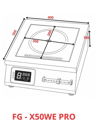 Bếp Từ Công Nghiệp Fuger FG X50B PRO