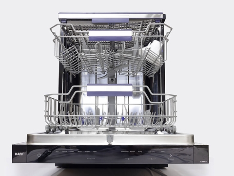 Máy Rửa Chén KAFF KF-BHMI815Y | 17 Bộ | Sấy PTC và Hé cửa