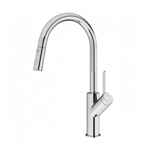 Vòi rửa bát dây rút Konox Ponte Chrome