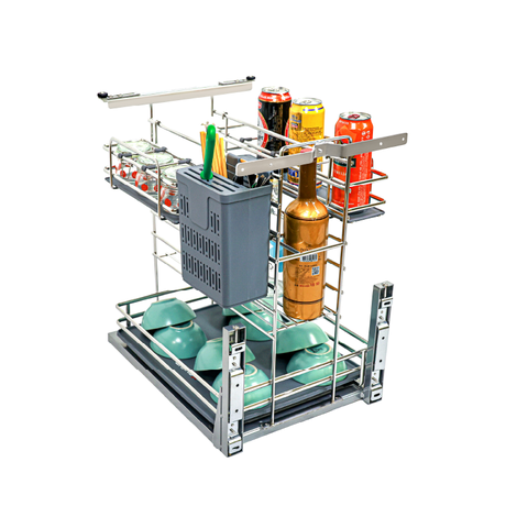 Giá dao thớt gia vị nan Oval GrandX XK.40M1