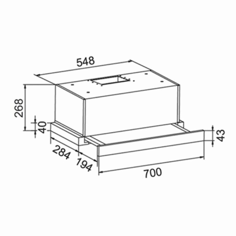 Máy hút mùi Canzy CZ 700AUTO - Kéo rút tự động
