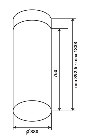 Máy Hút Mùi Đảo KAFF KF-IS380CRB - Cảm biến khói nhiệt