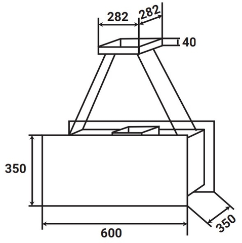 Máy Hút Mùi Độc Lập KAFF KF-IS606HG - Inverter Smart