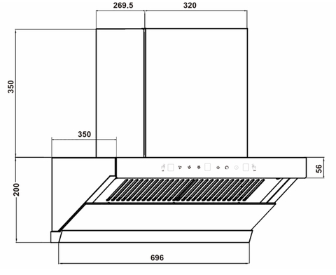 Máy hút mùi Faster FS-35AI Autoclean