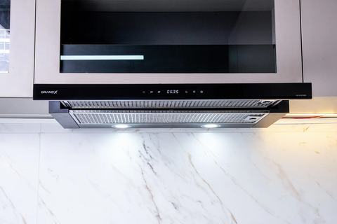Máy hút mùi âm tủ GrandX GX H90F58B 900mm – Hiệu suất hút 950m³/h, cực êm & tiết kiệm điện