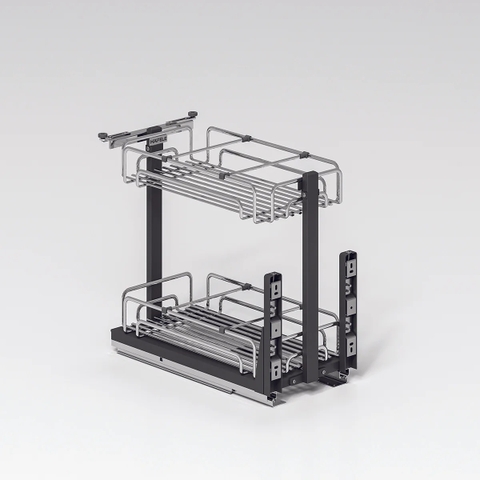 Rổ gia vị đa năng Hafele OMERO 547.10.065 | Inox 304 Nan Ovan (400mm)