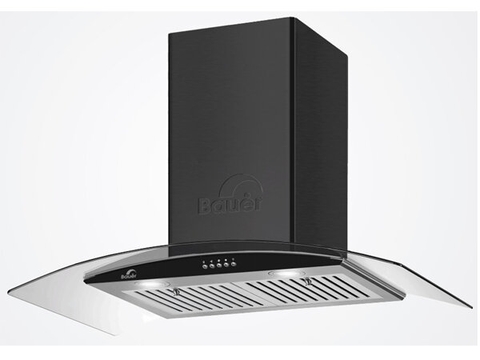 Máy Hút Mùi Bauer BC 70EC3B - Kính cong đen mẫu mới 2026
