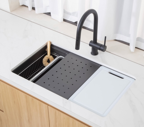 Chậu rửa bát Kluger KG7644FB Plus – Inox POSCO 304