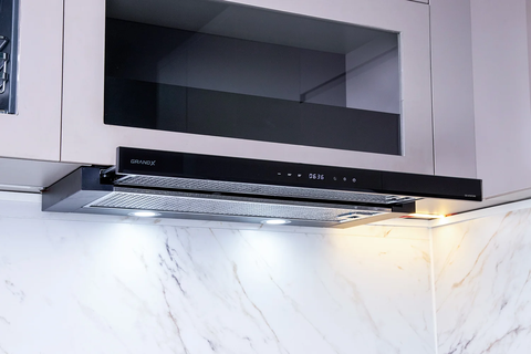 Hút mùi âm tủ GrandX GX H60F58B (600mm) - 950m³/h - Hút sạch êm ái