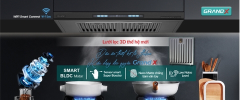 Máy hút mùi GrandX GX H70FB85Pro