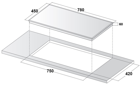 Bếp từ Canzy CZ-856HN - 3 vùng nấu Inverter