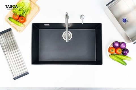 Chậu rửa bát đá 1 hố Tasca Mito NT761B - Chính hãng Nobinox