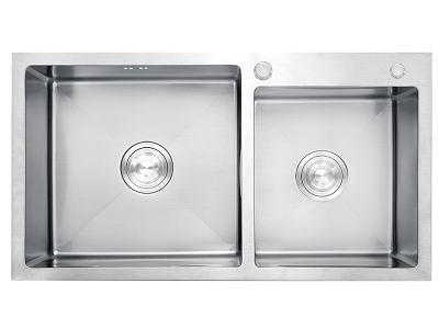 Chậu rửa bát 2 hố lệch FS 8245HSS