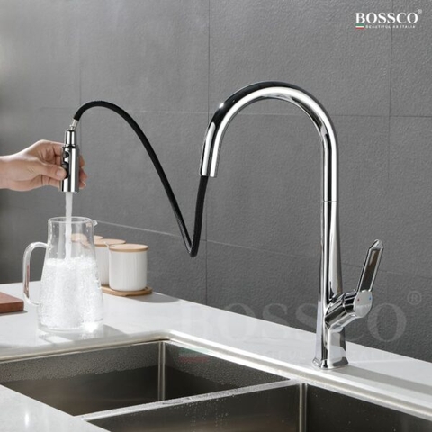 Vòi chén nóng lạnh BOSSCO BC-011 Crom